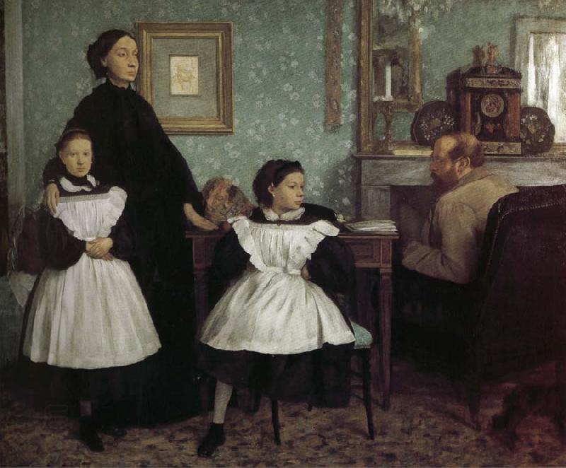 Edgar Degas Belini Family oil painting picture
